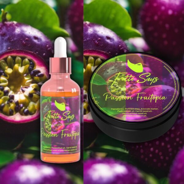 Fetti Says Passion Fruitopia Beard Oil & Butter Combo